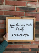 Load image into Gallery viewer, Custom handwriting sign