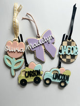 Load image into Gallery viewer, Tulip or bow basket tag