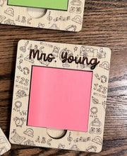 Load image into Gallery viewer, Post it note holder-personalized