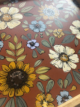 Load image into Gallery viewer, Full floral- burnt orange background
