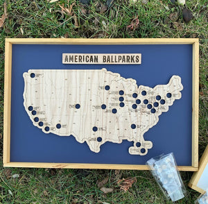 American Ballparks- interactive baseball map
