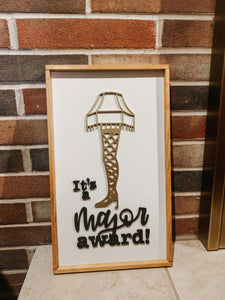 It’s a major award