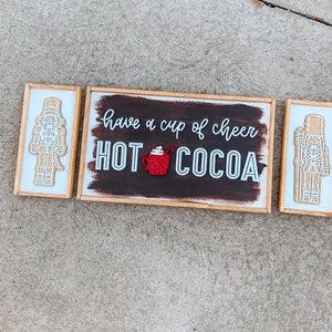 Hot cocoa sign