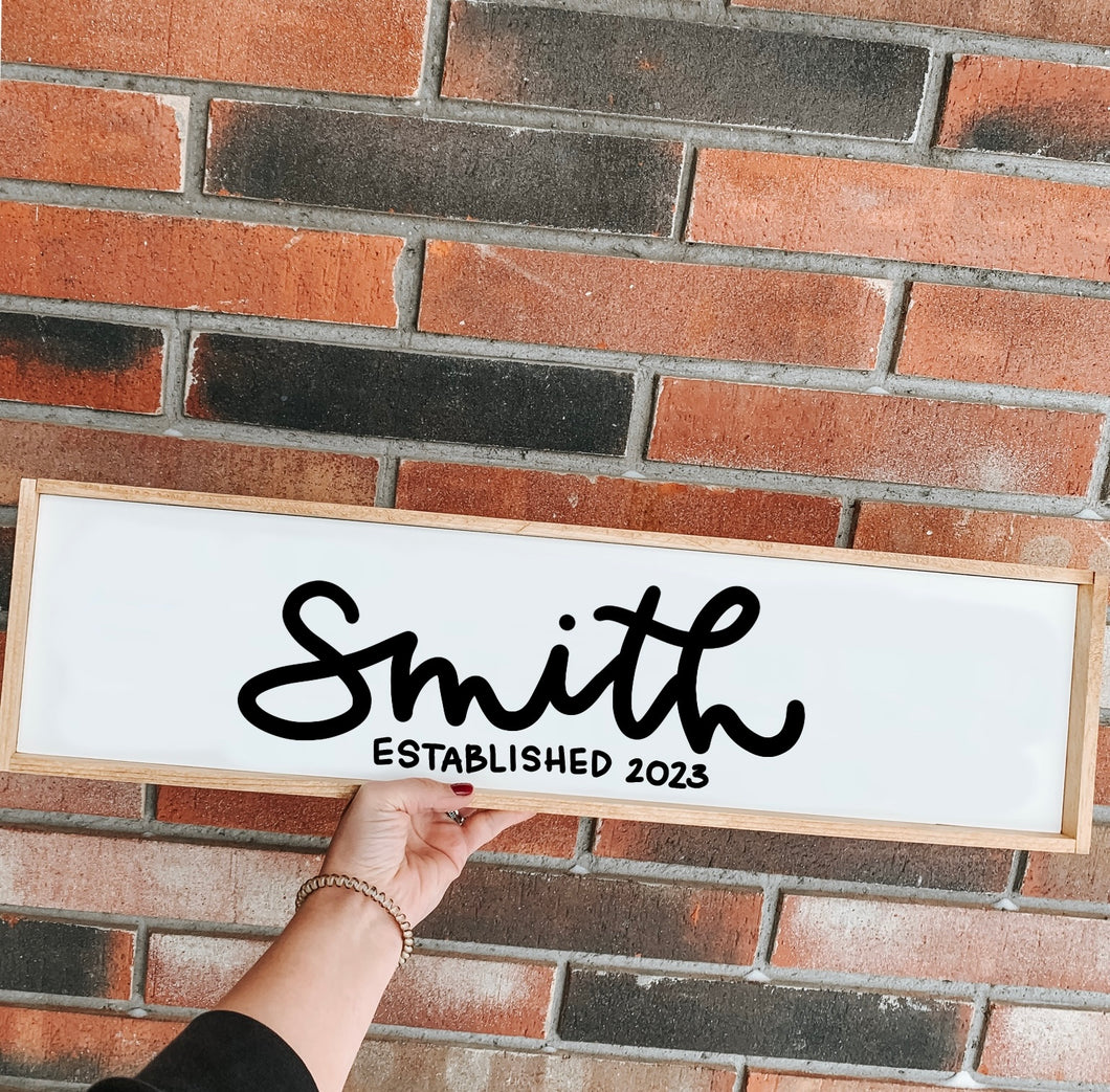 Personalized sign