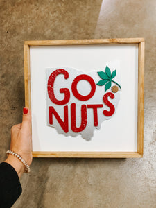 Go nuts- buckeye sign
