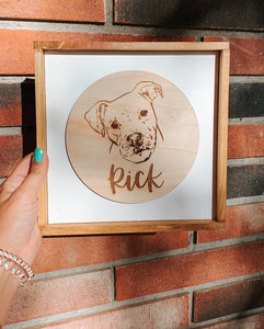 Personalized pet sign